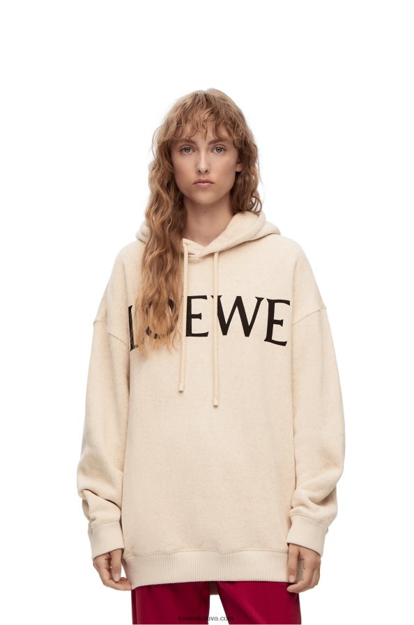 Loewe moterys Negabaritinis medvilninis gobtuvas dramblio kaulo BZ26XN801