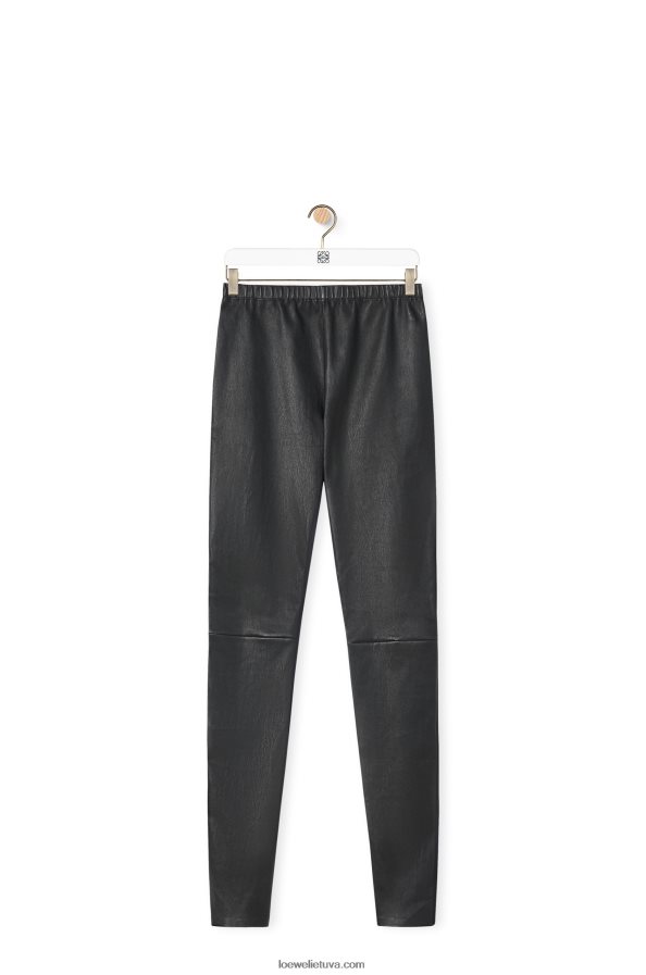 Loewe moterys antblauzdžiai iš nappa ėriuko odos juodas BZ26XN1145