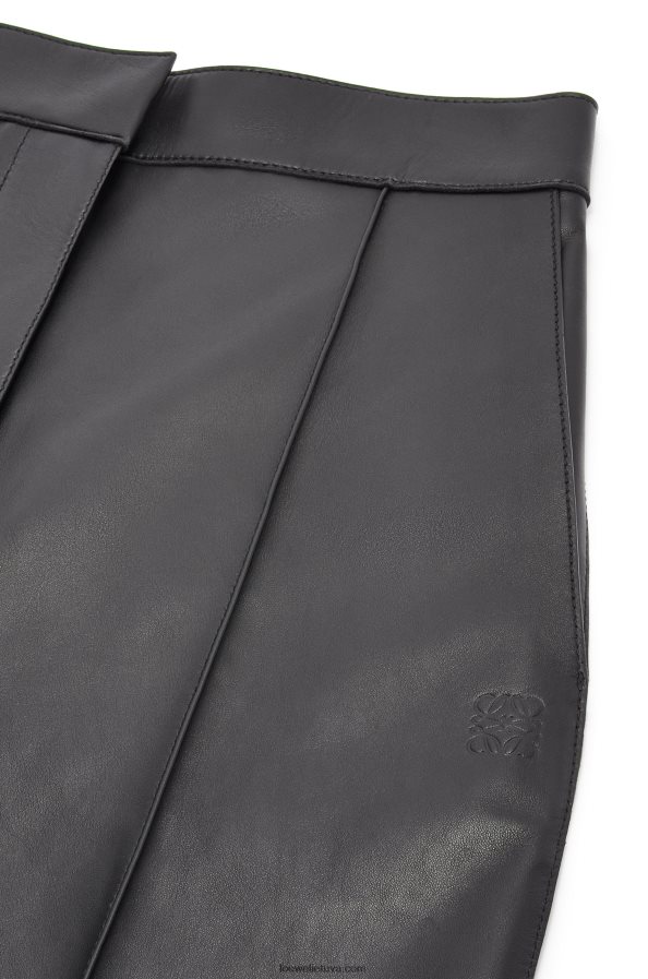 Loewe moterys balioninės kelnės su nappa juodas BZ26XN1139