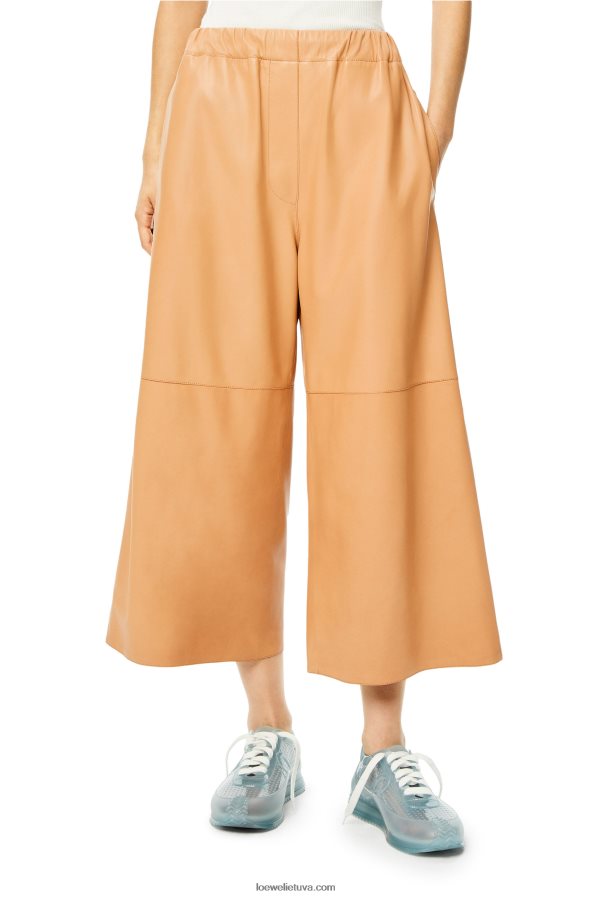 Loewe moterys sutrumpintos elastinės kelnės sviesto BZ26XN1146