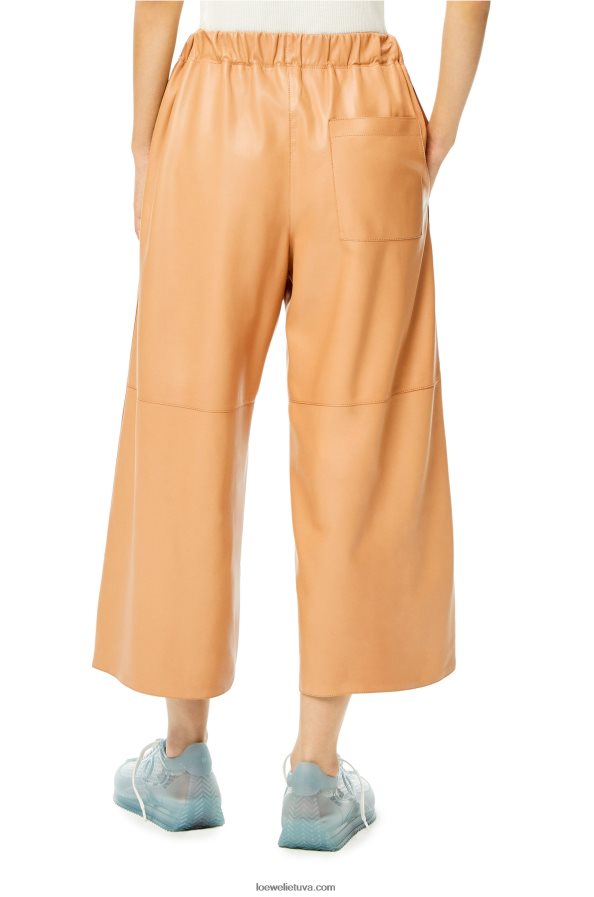 Loewe moterys sutrumpintos elastinės kelnės sviesto BZ26XN1146