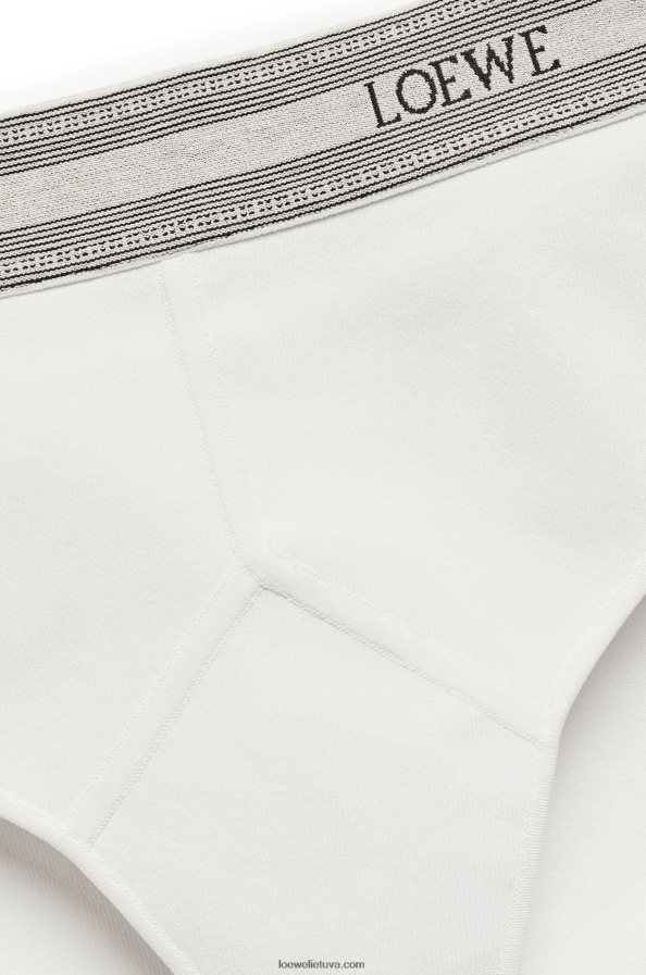 Loewe moterys trikotažinės trumpikės iš viskozės baltas BZ26XN965