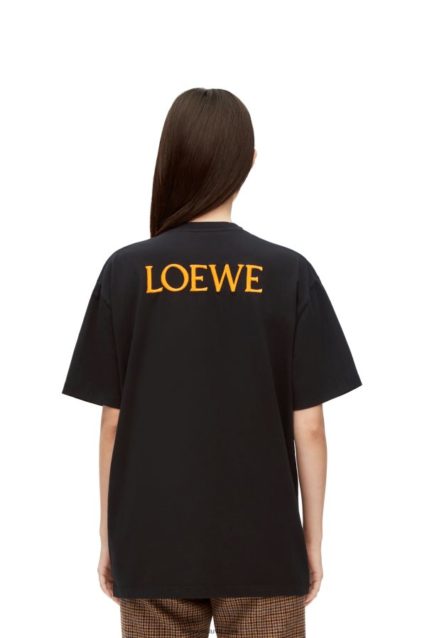 Loewe moterys kalciferiniai marškinėliai iš medvilnės daugiaspalvis BZ26XN830