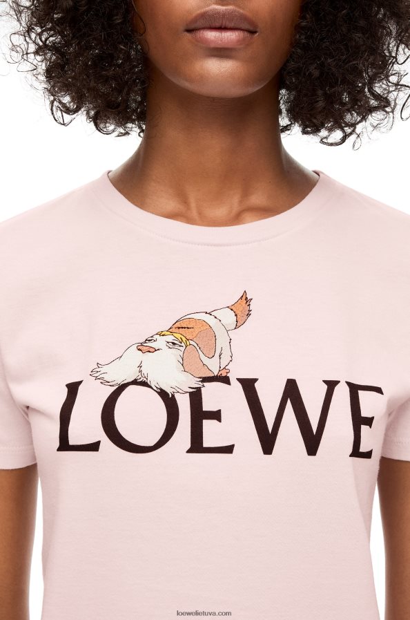Loewe moterys medvilniniai marškinėliai kreida BZ26XN832