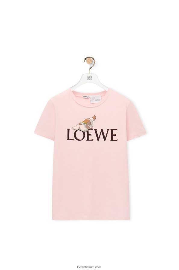 Loewe moterys medvilniniai marškinėliai kreida BZ26XN832