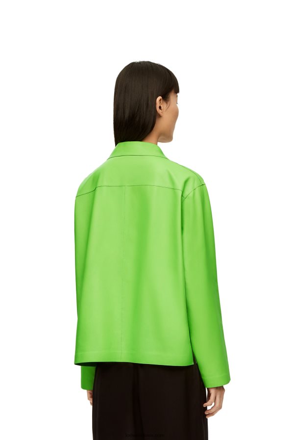 Loewe moterys anagraminė pižama palaidinė su nappa fluo žalia BZ26XN884
