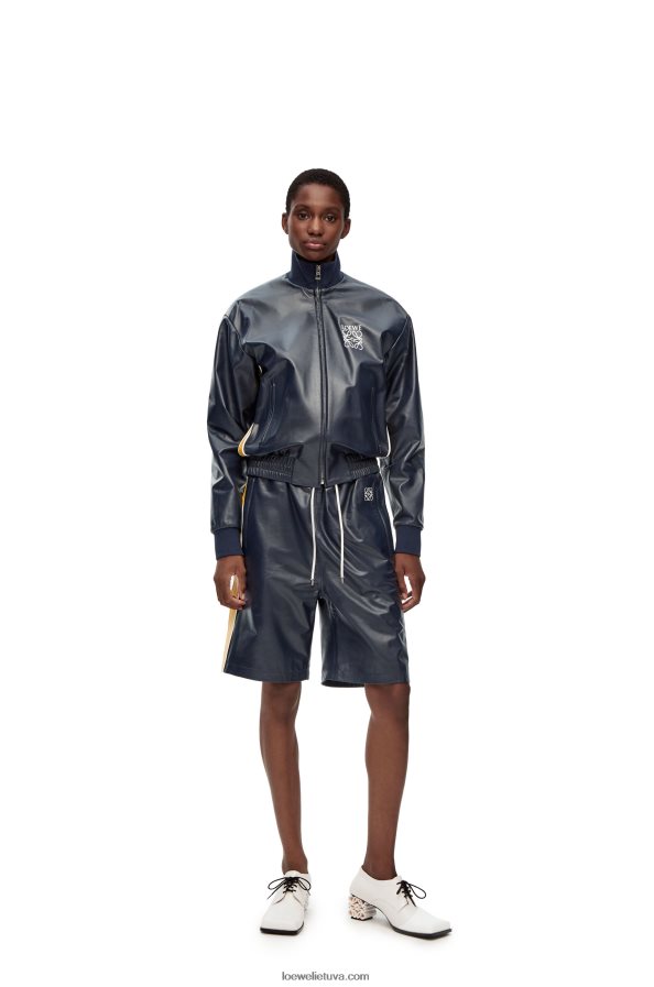 Loewe moterys sportinio kostiumo striukė nappa tamsiai/geltona BZ26XN1121