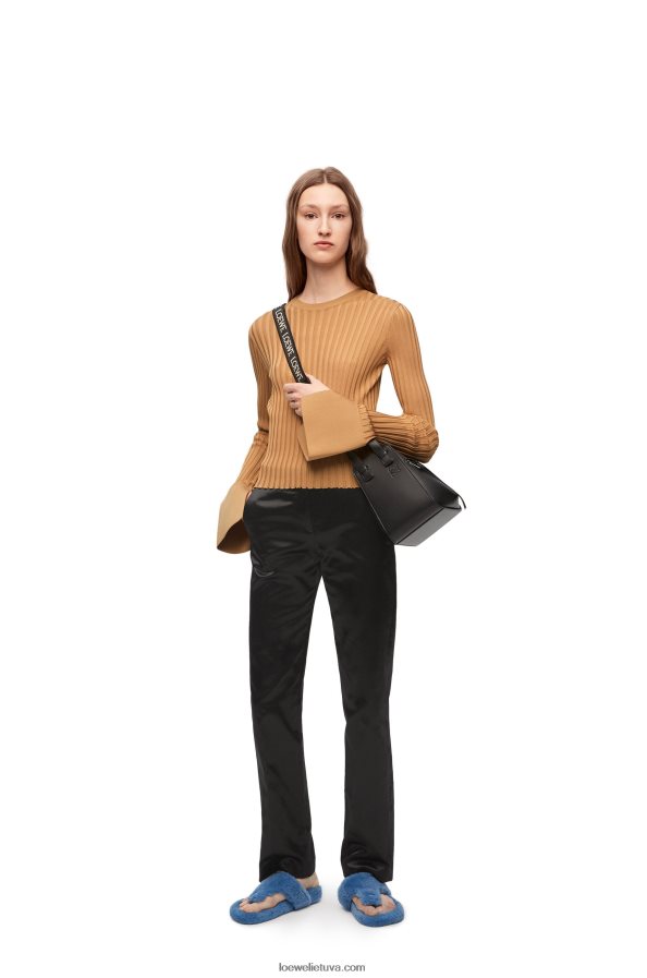 Loewe moterys viskozė ilgomis rankovėmis smėlio spalvos BZ26XN847