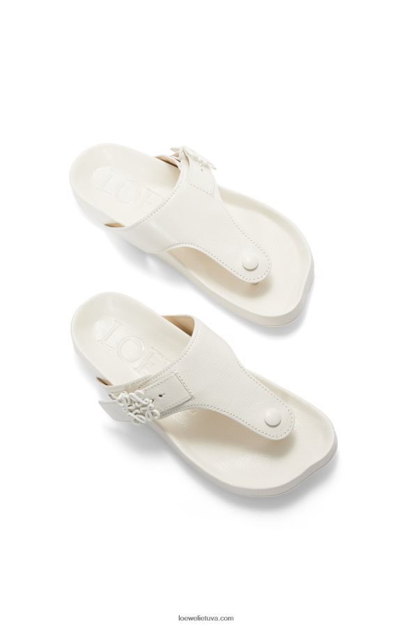 Loewe moterys ožkos odos lengvi basutės baltas BZ26XN679
