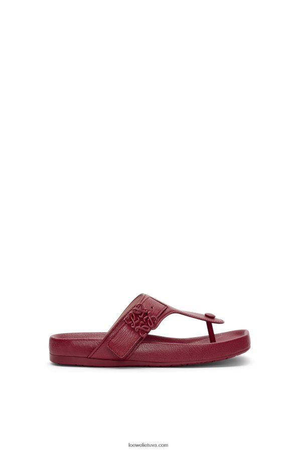 Loewe moterys ožkos odos lengvi basutės bordo BZ26XN721