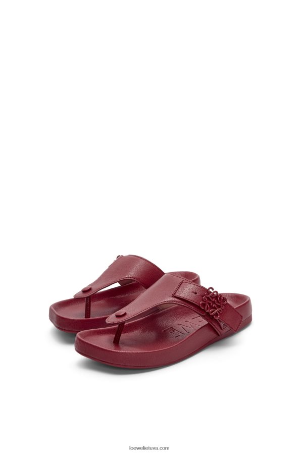 Loewe moterys ožkos odos lengvi basutės bordo BZ26XN721