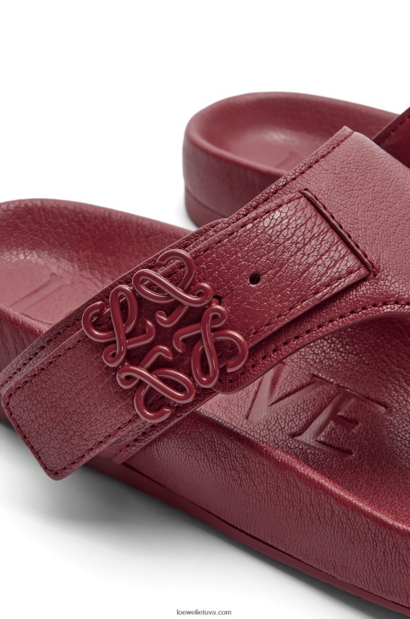 Loewe moterys ožkos odos lengvi basutės bordo BZ26XN721