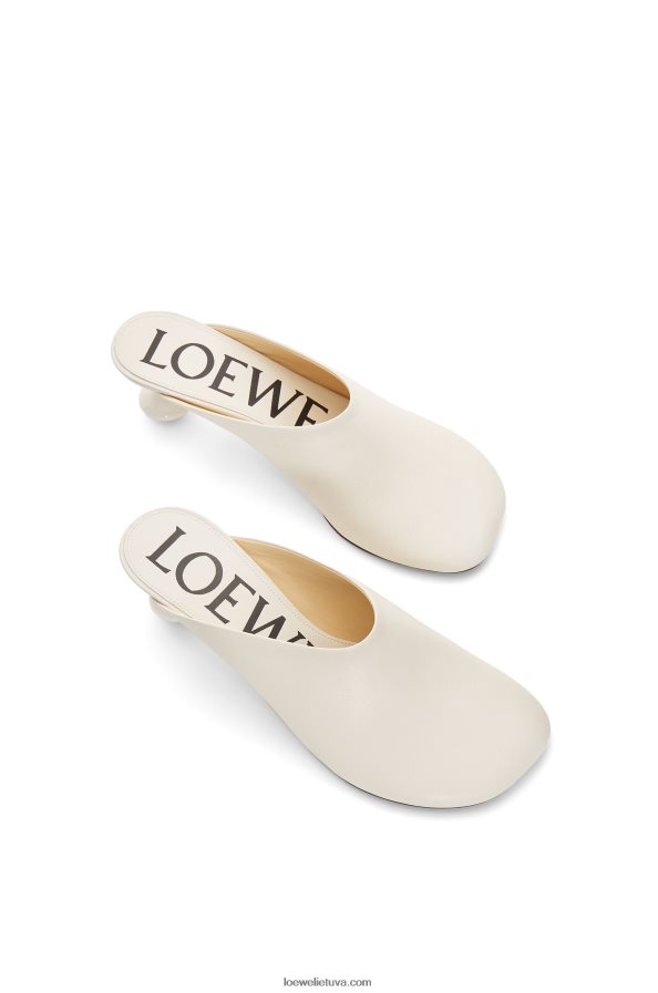 Loewe moterys žaislinis mulas ožkos kailyje baltas BZ26XN737