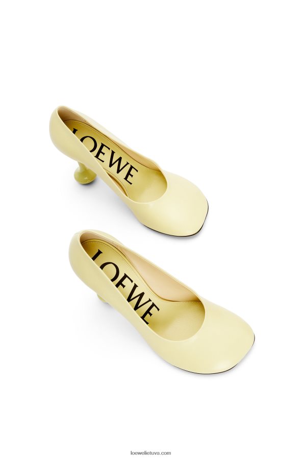 Loewe moterys žaislinis pompa iš ožkos odos išblukusi akacija BZ26XN728