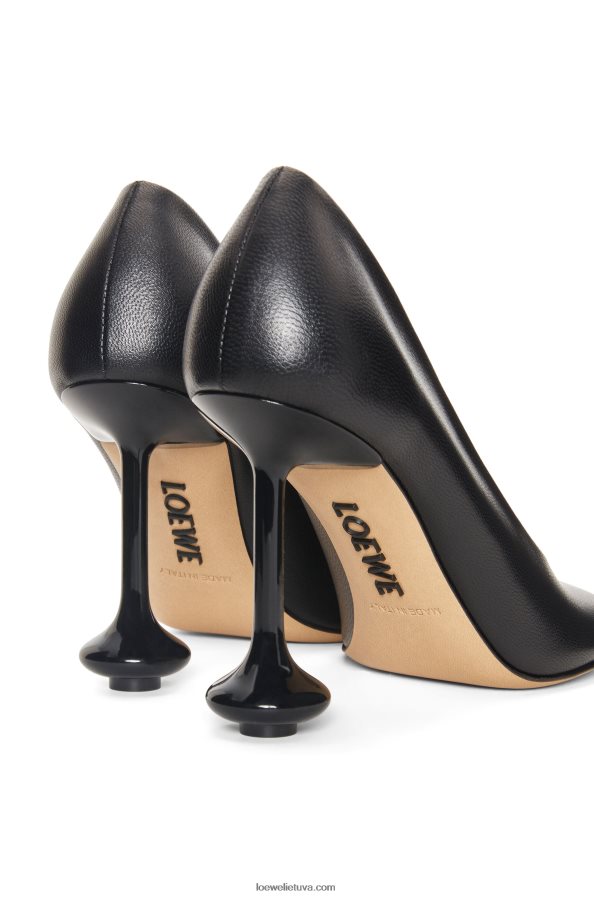 Loewe moterys žaislinis pompa iš ožkos odos juodas BZ26XN731