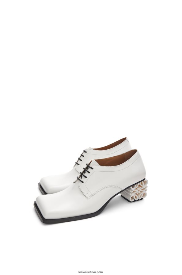 Loewe moterys anagramos kulno brogas iš blauzdos odos baltas BZ26XN769