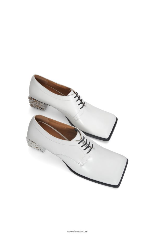 Loewe moterys anagramos kulno brogas iš blauzdos odos baltas BZ26XN769
