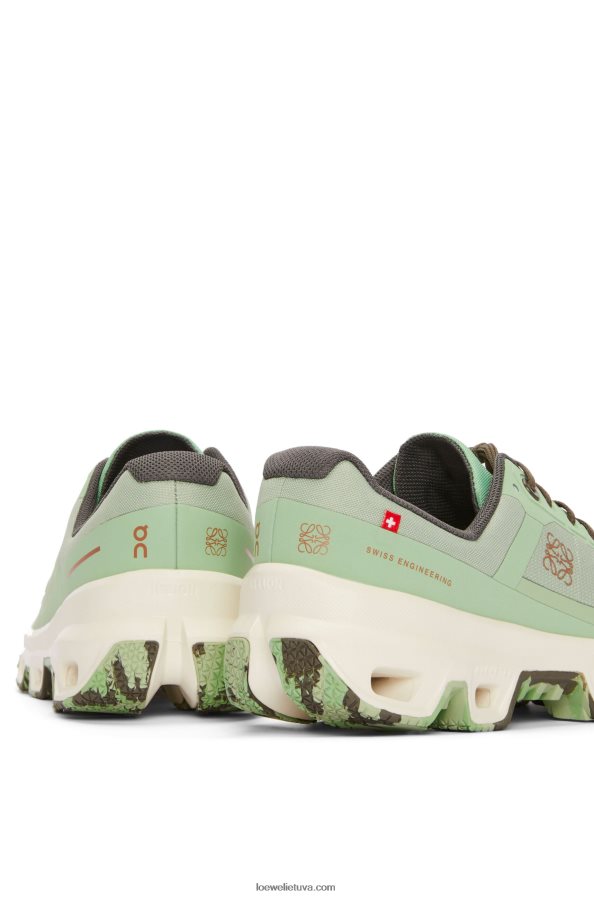 Loewe moterys „Cloudventure“ bėgimo bateliai iš nailono šviesiai žalia BZ26XN635