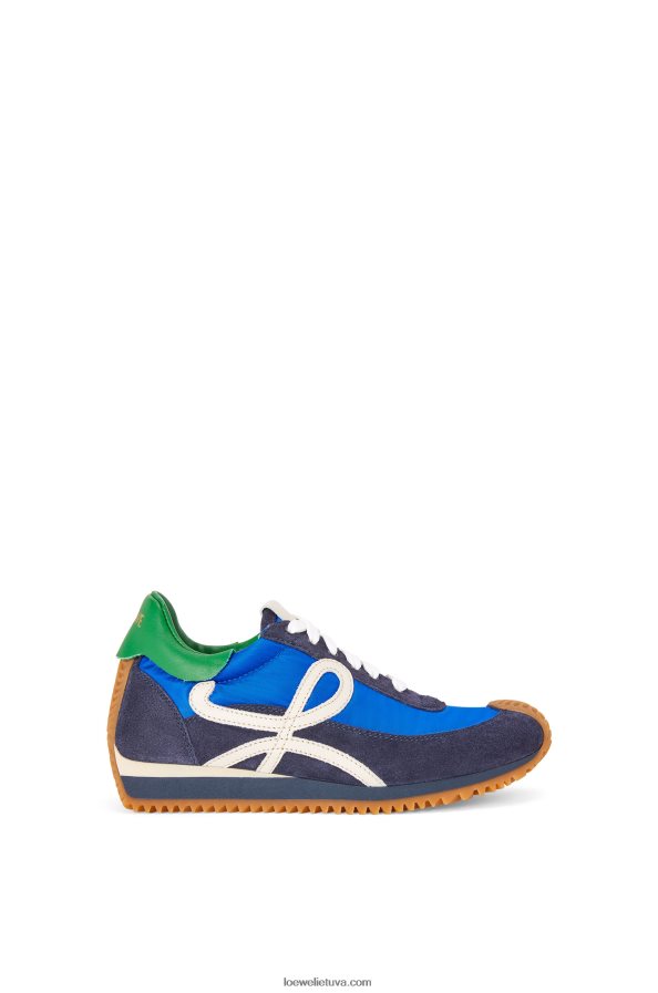 Loewe moterys Nailono ir zomšos bėgelis karališka mėlyna/navy BZ26XN653