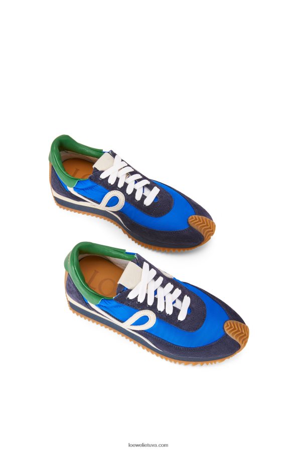 Loewe moterys Nailono ir zomšos bėgelis karališka mėlyna/navy BZ26XN653