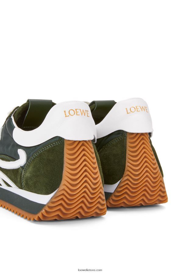 Loewe moterys zomšos ir nailono srauto bėgikas miškas žalias BZ26XN647