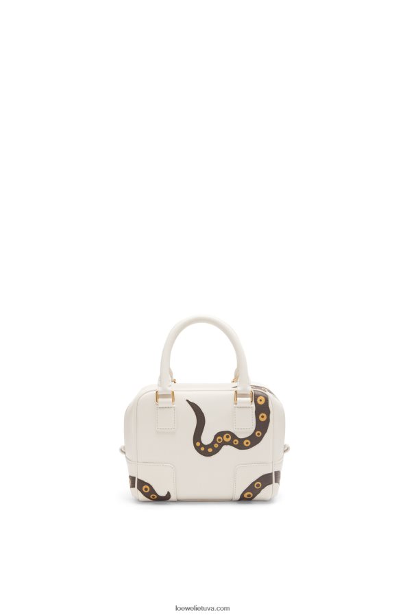 Loewe moterys amazona 16 iš nappa veršiuko odos minkšta balta BZ26XN143