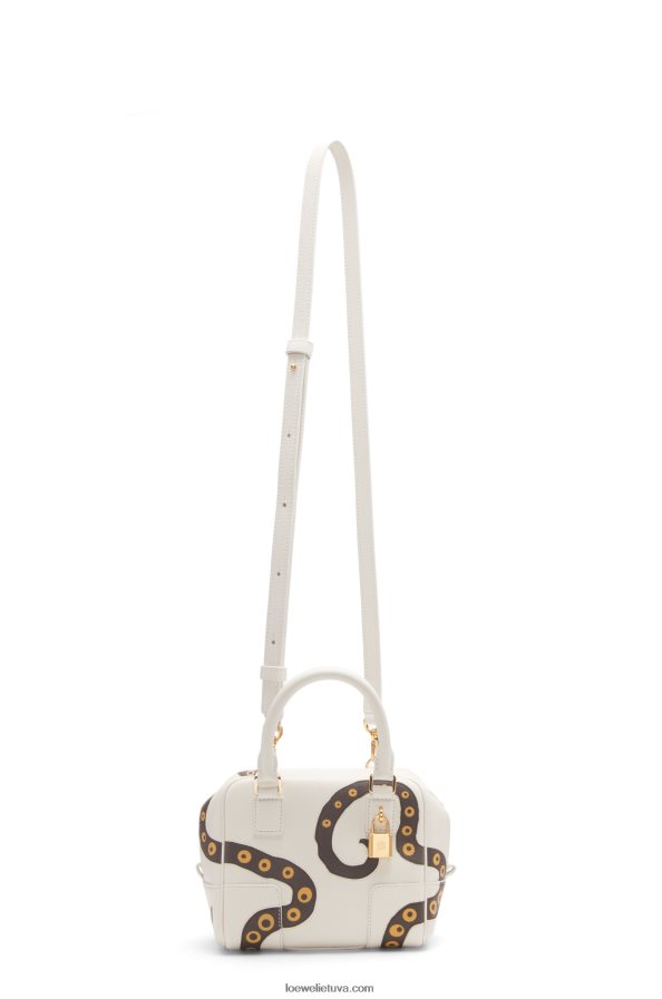 Loewe moterys amazona 16 iš nappa veršiuko odos minkšta balta BZ26XN143