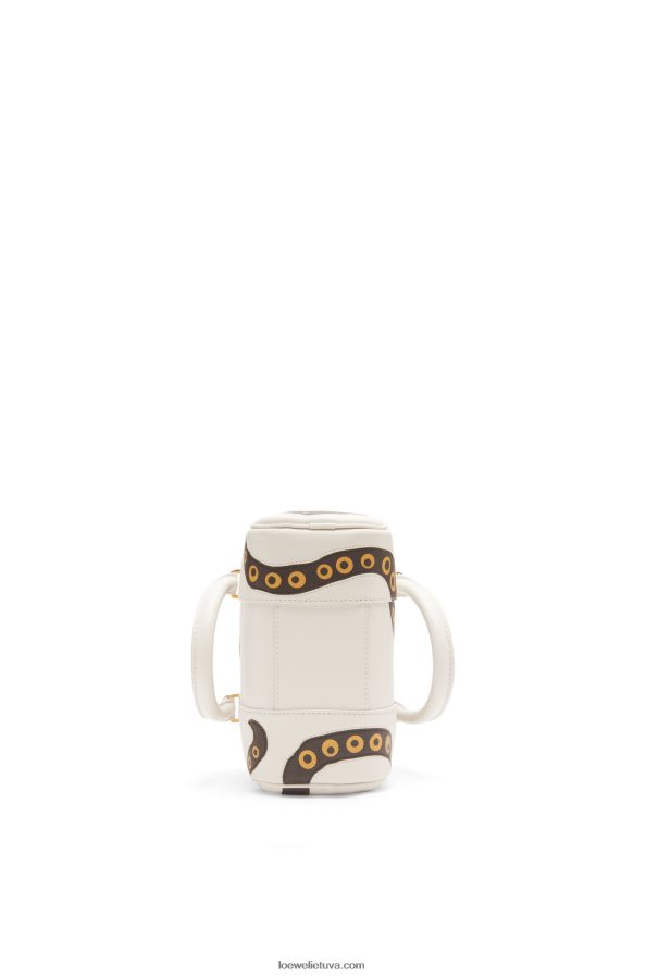 Loewe moterys amazona 16 iš nappa veršiuko odos minkšta balta BZ26XN143