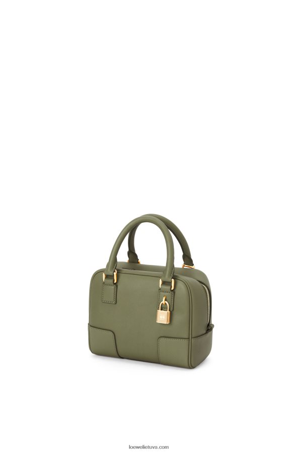 Loewe moterys amazona 16 kvadratų maišelis iš Nappa veršiuko odos avokado žalia BZ26XN165