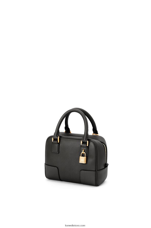 Loewe moterys amazona 16 kvadratų maišelis iš Nappa veršiuko odos juodas BZ26XN140