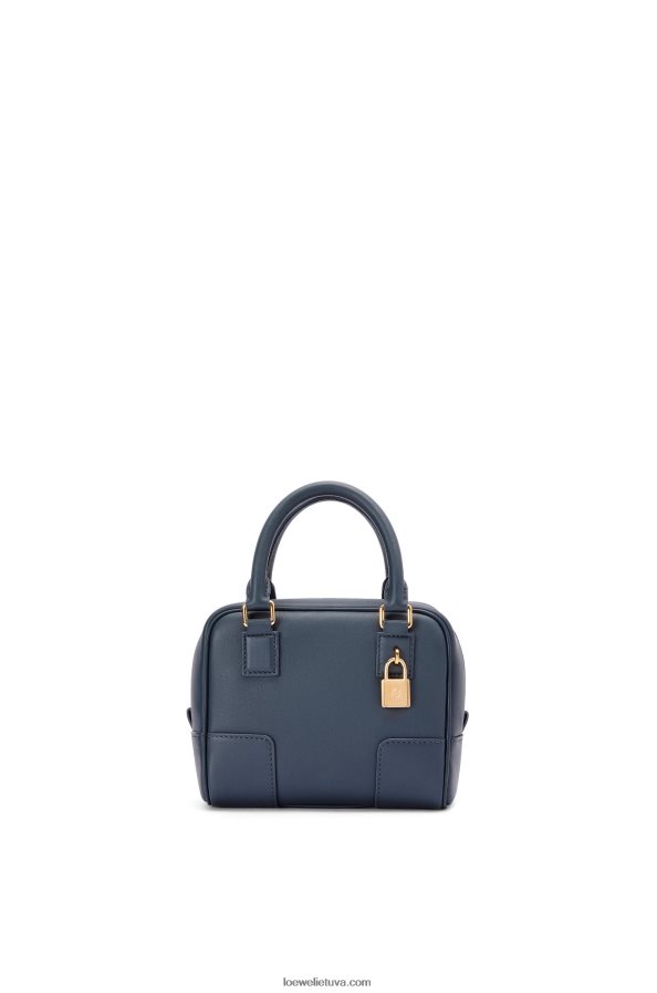 Loewe moterys amazona 16 kvadratų maišelis iš Nappa veršiuko odos onikso mėlyna BZ26XN158