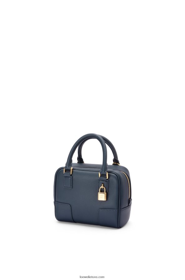 Loewe moterys amazona 16 kvadratų maišelis iš Nappa veršiuko odos onikso mėlyna BZ26XN158