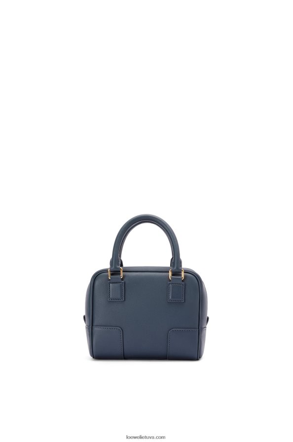 Loewe moterys amazona 16 kvadratų maišelis iš Nappa veršiuko odos onikso mėlyna BZ26XN158