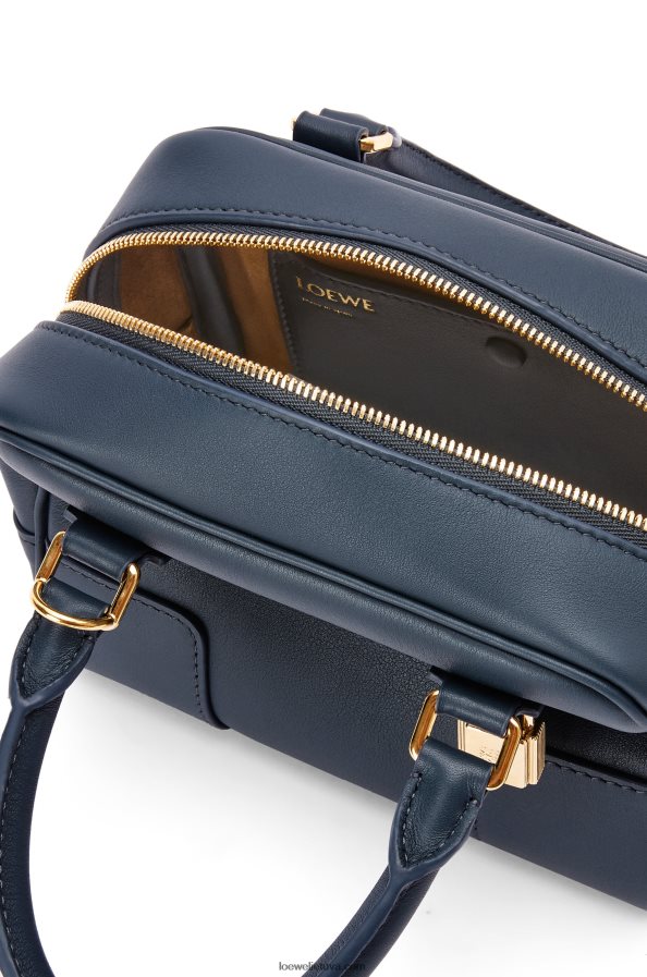 Loewe moterys amazona 16 kvadratų maišelis iš Nappa veršiuko odos onikso mėlyna BZ26XN158