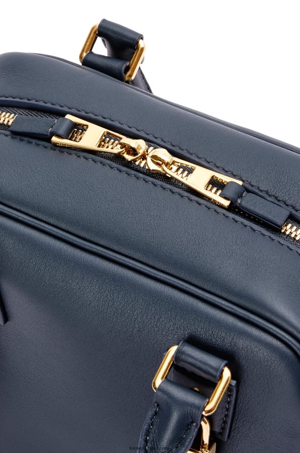 Loewe moterys amazona 16 kvadratų maišelis iš Nappa veršiuko odos onikso mėlyna BZ26XN158