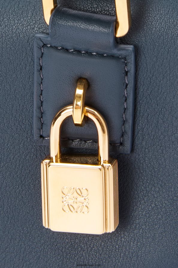 Loewe moterys amazona 16 kvadratų maišelis iš Nappa veršiuko odos onikso mėlyna BZ26XN158