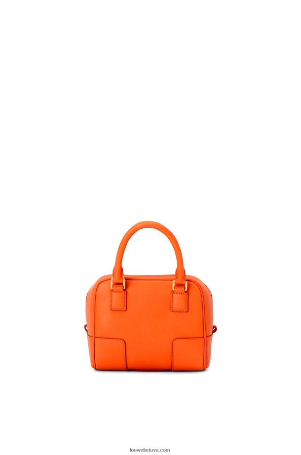 Loewe moterys amazona 16 kvadratų maišelis iš Nappa veršiuko odos oranžinė BZ26XN145