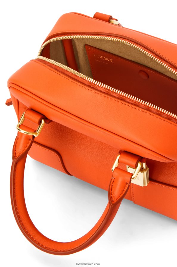 Loewe moterys amazona 16 kvadratų maišelis iš Nappa veršiuko odos oranžinė BZ26XN145