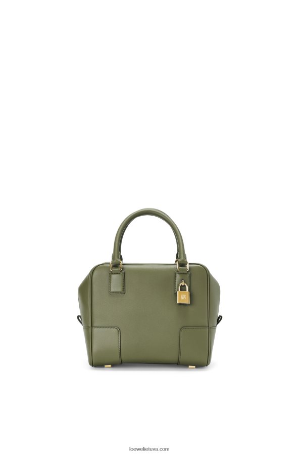 Loewe moterys amazona 19 kvadratų maišelis iš nappa veršiuko odos avokado žalia BZ26XN166