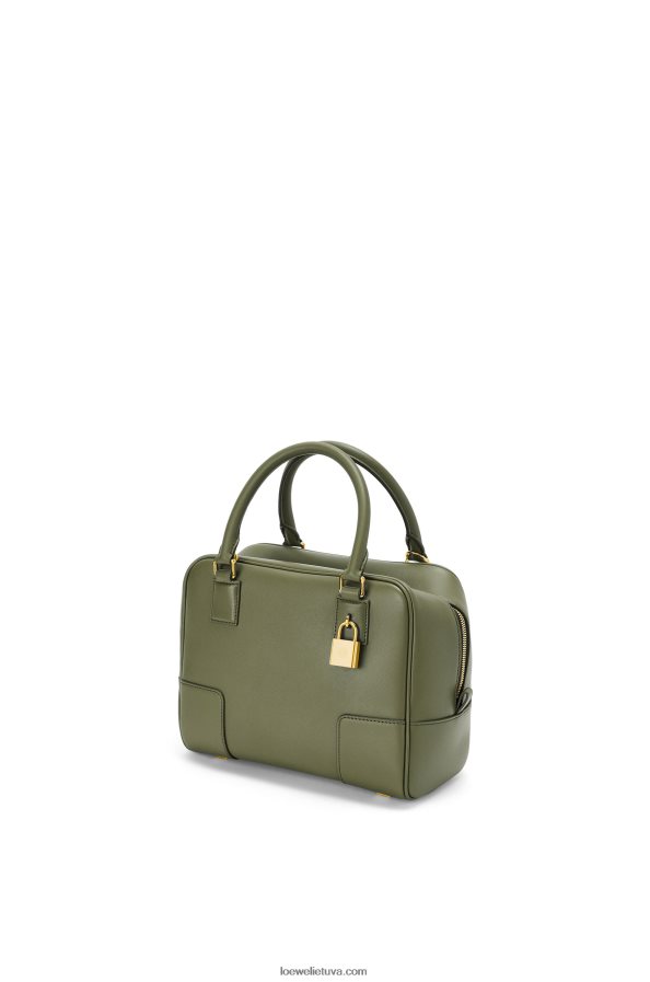 Loewe moterys amazona 19 kvadratų maišelis iš nappa veršiuko odos avokado žalia BZ26XN166