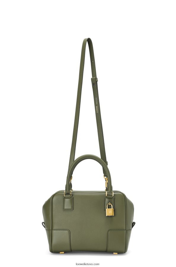 Loewe moterys amazona 19 kvadratų maišelis iš nappa veršiuko odos avokado žalia BZ26XN166