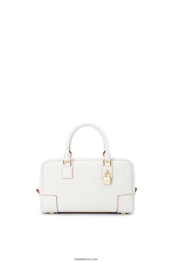 Loewe moterys amazona 23 maišelis iš minkštos grūdėtos veršienos minkšta balta BZ26XN151