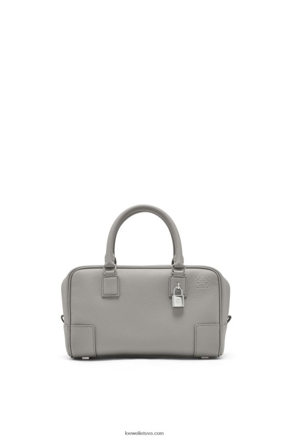Loewe moterys amazona 23 maišelis iš minkštos grūdėtos veršienos perlų pilka BZ26XN133