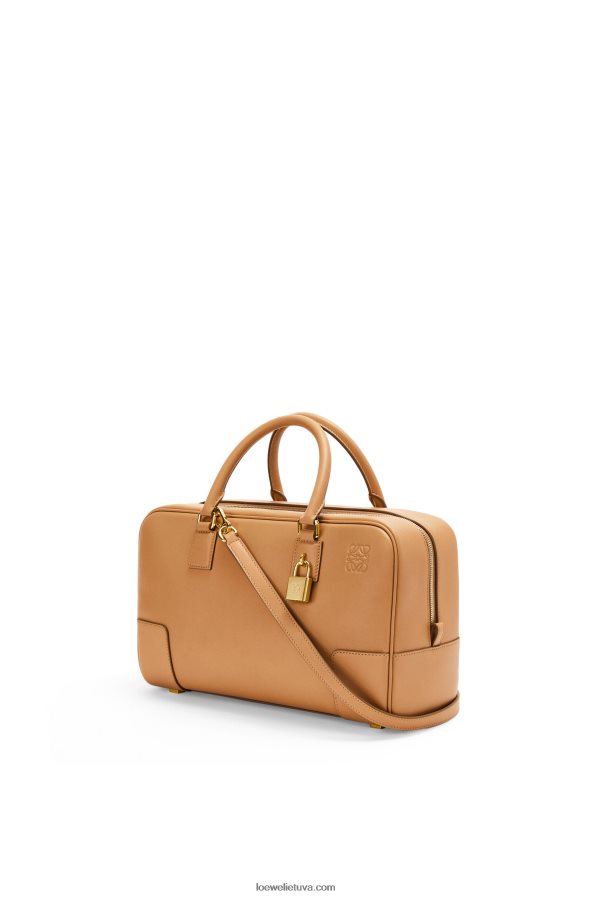 Loewe moterys amazona 28 maišelis iš nappa veršiuko odos šilta dykuma BZ26XN138