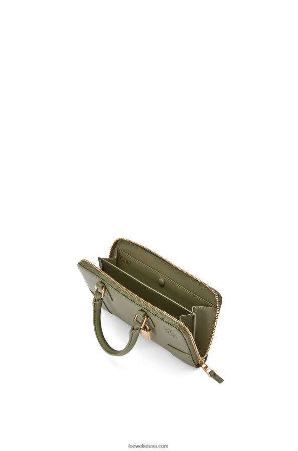 Loewe moterys amazonos maišelis iš Nappa blauzdos odos avokado žalia BZ26XN281