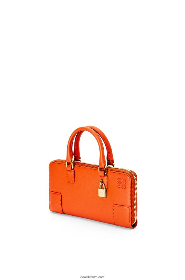 Loewe moterys amazonos maišelis iš Nappa blauzdos odos oranžinė BZ26XN283