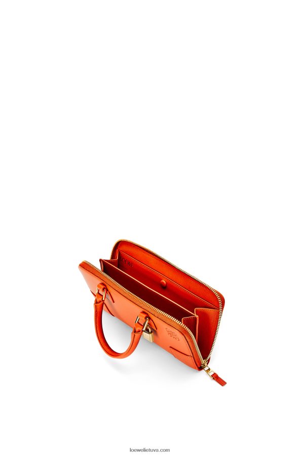 Loewe moterys amazonos maišelis iš Nappa blauzdos odos oranžinė BZ26XN283