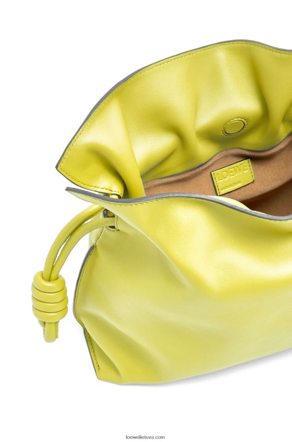 Loewe moterys flamenko sankaba iš nappa veršiuko odos kalkių geltonumo BZ26XN608