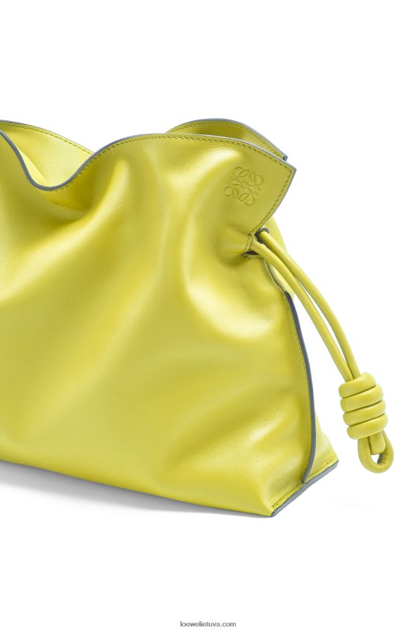 Loewe moterys flamenko sankaba iš nappa veršiuko odos kalkių geltonumo BZ26XN608