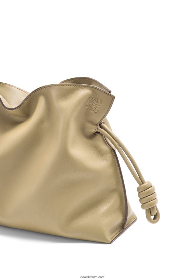 Loewe moterys flamenko sankaba iš nappa veršiuko odos molio žalia BZ26XN424